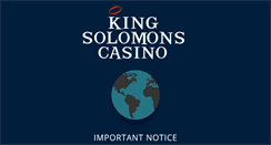 Desktop Screenshot of kingsolomons.com